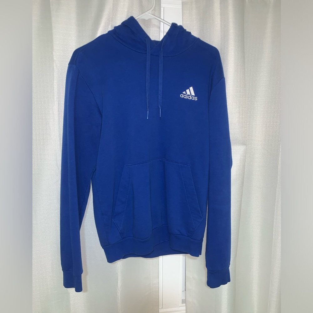 Adidas Men's Blue Hoodie